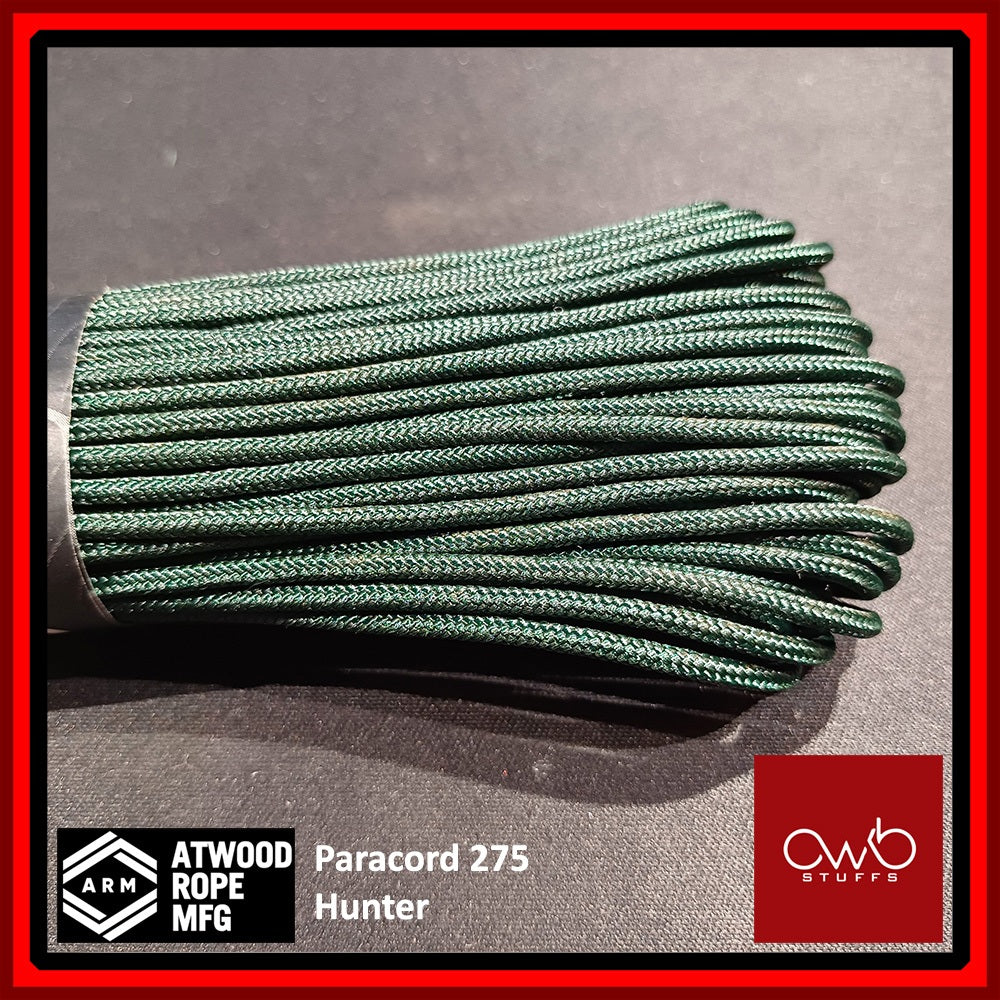 ATWOOD USA - Tactical Cord 275 - Set 1 of 2 - Paracord 3/32 4 Strand