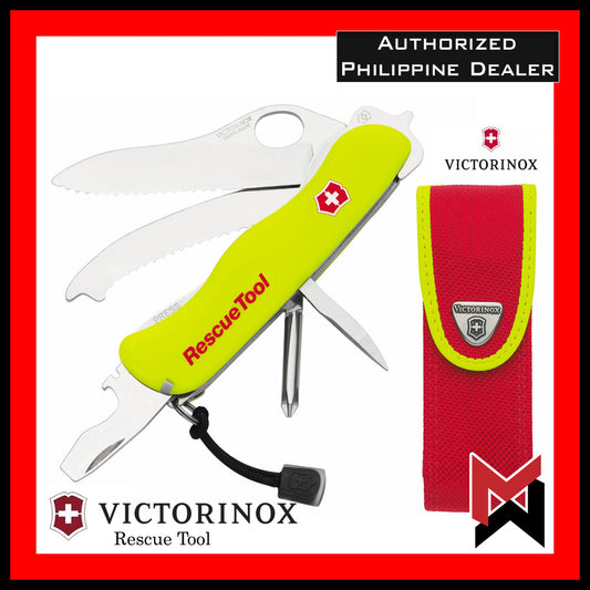 Victorinox RescueTool Rescue Tool Yellow w/ Red Nylon Pouch