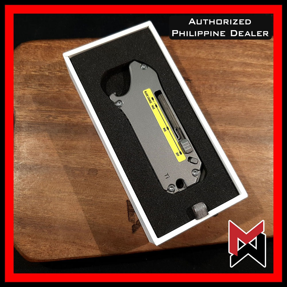 Olight Otacle Pro Ti - Titanium - Utility Knife Blade Box Cutter Multitool