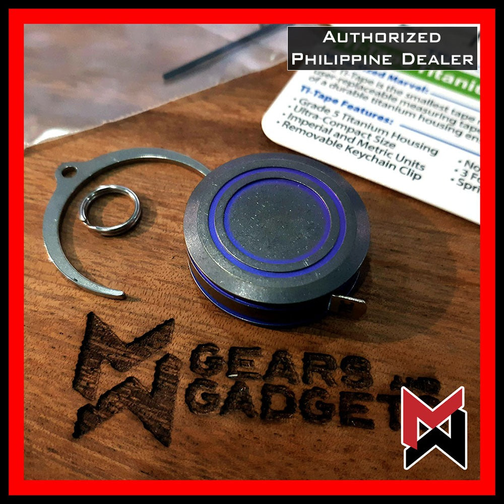 TEC - Ti Titanium Tape Measure - US Flag / PCB - Limited Exclusive Edition TEC Accessories