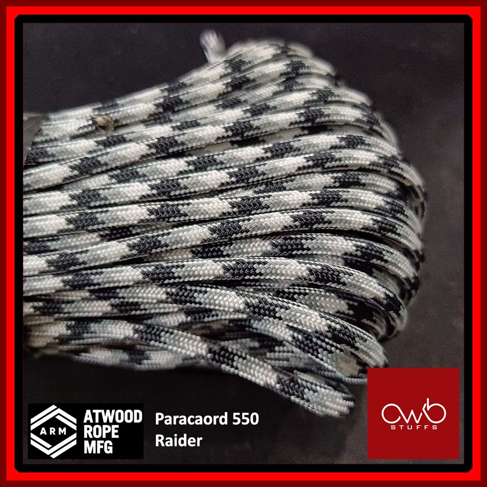 Atwood USA - Paracord 550 - 10ft Length - Set 4 of 5 (Special Exclusive Pattern Set 1)