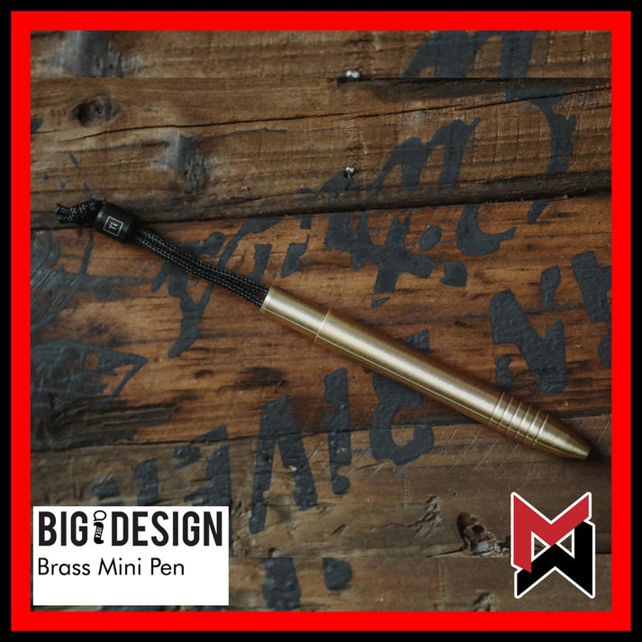 BIGiDESIGN - Brass Mini Pen - Big Idea Design – MW Gears and Gadgets