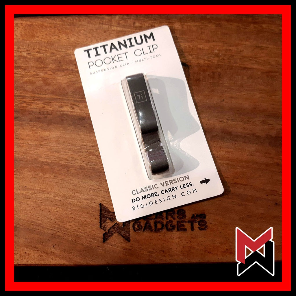 BIGiDESIGN - TPC Titanium Pocket Clip - Big Idea Design