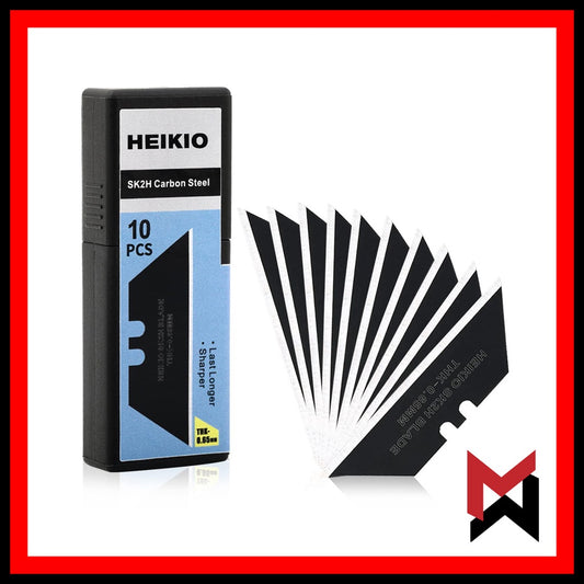 HEIKIO - Utility Blade - SK2 Carbon Steel - 10 Pack