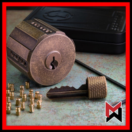 Sparrows - The Revolve R - Practice Lock - with Extra Pins and Spare Key