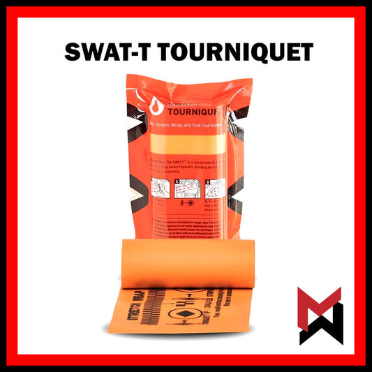 SWAT-T Tourniquet - Made in the USA - Emergency First Aid - Orange
