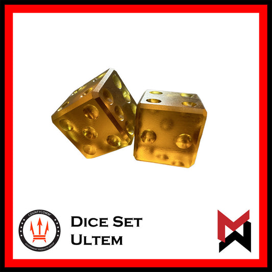 CountyComm Pair-A-Dice - Ultem Dice Set - 2pc / 1pair