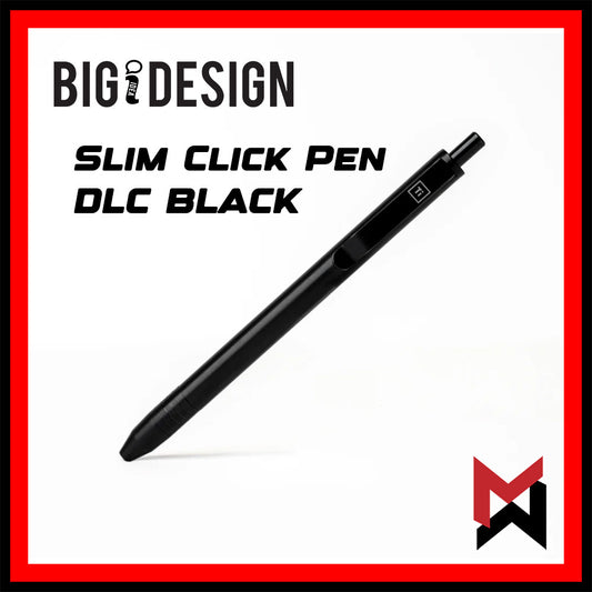 BIGiDESIGN - Ti Slim Click Pen - DLC Black