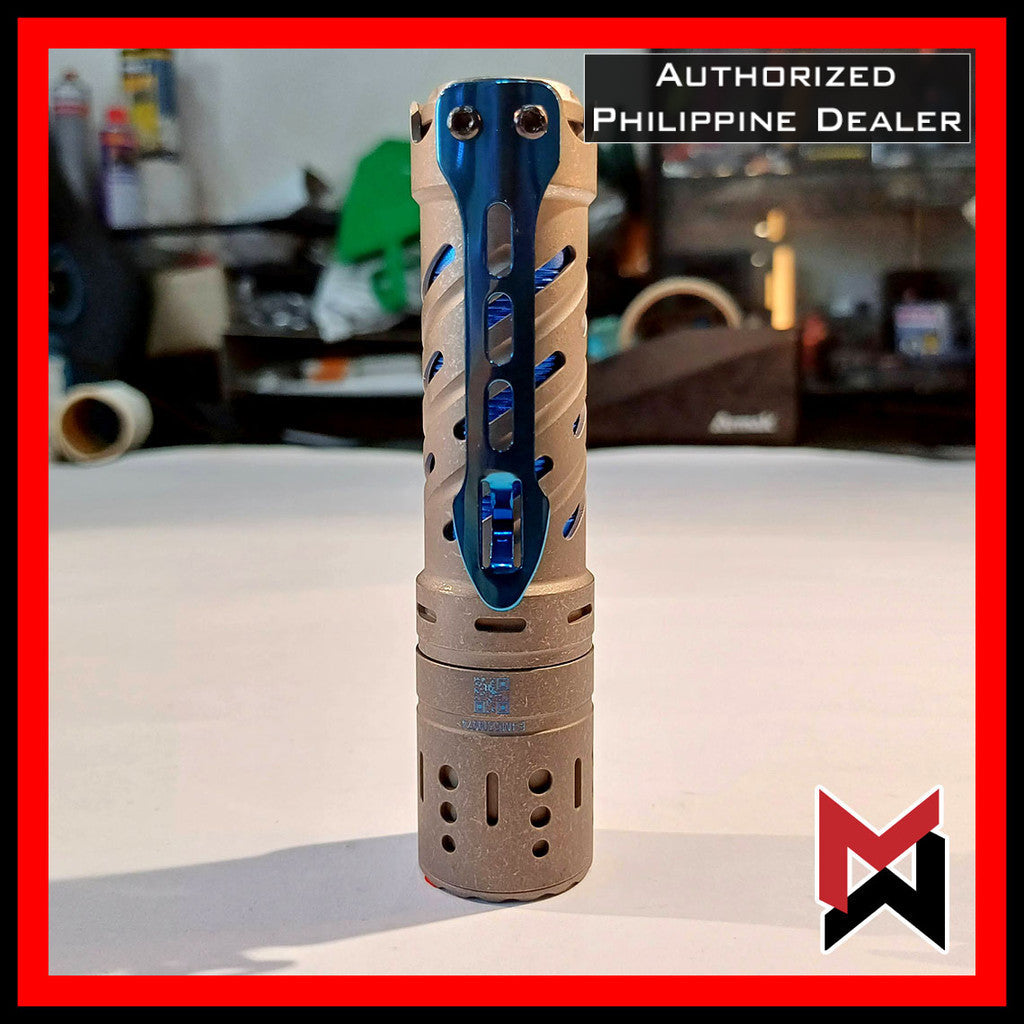 ACEBEAM - E70 Mini - Titanium Stonewashed - HIGH CRI - 1500 Lumens LED Flashlight