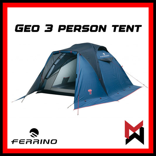 Ferrino Geo 3 Tent - Good for 3 - New Old Stock