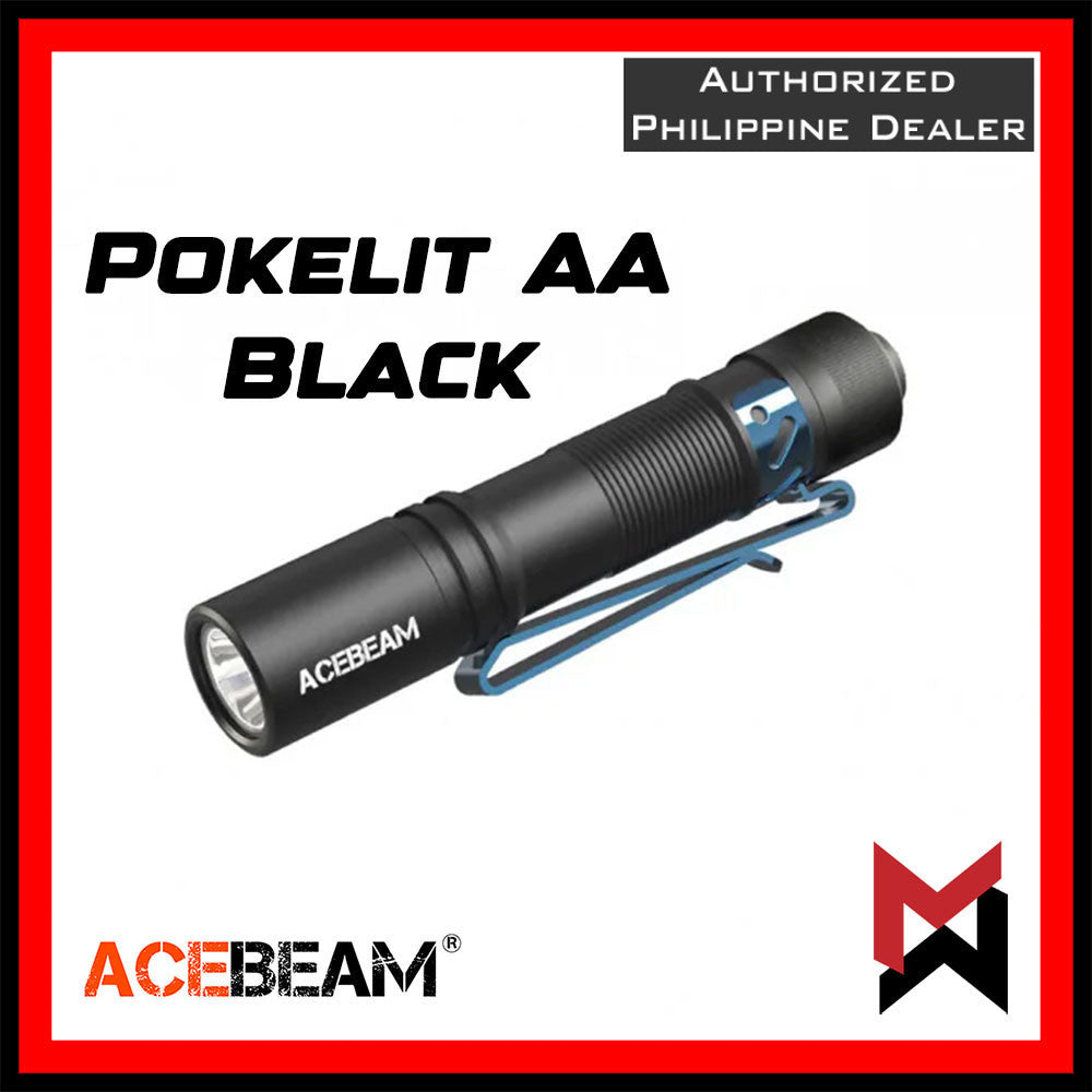 ACEBEAM - Pokelit AA - Black - High CRI 90 - 5000K - 550 Lumens