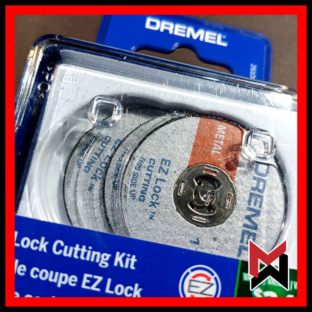 Dremel - EZ Lock Rotary Tool Cutting Discs Accessory Kit for Plastic Metal Thin Cuts - EZ728-01