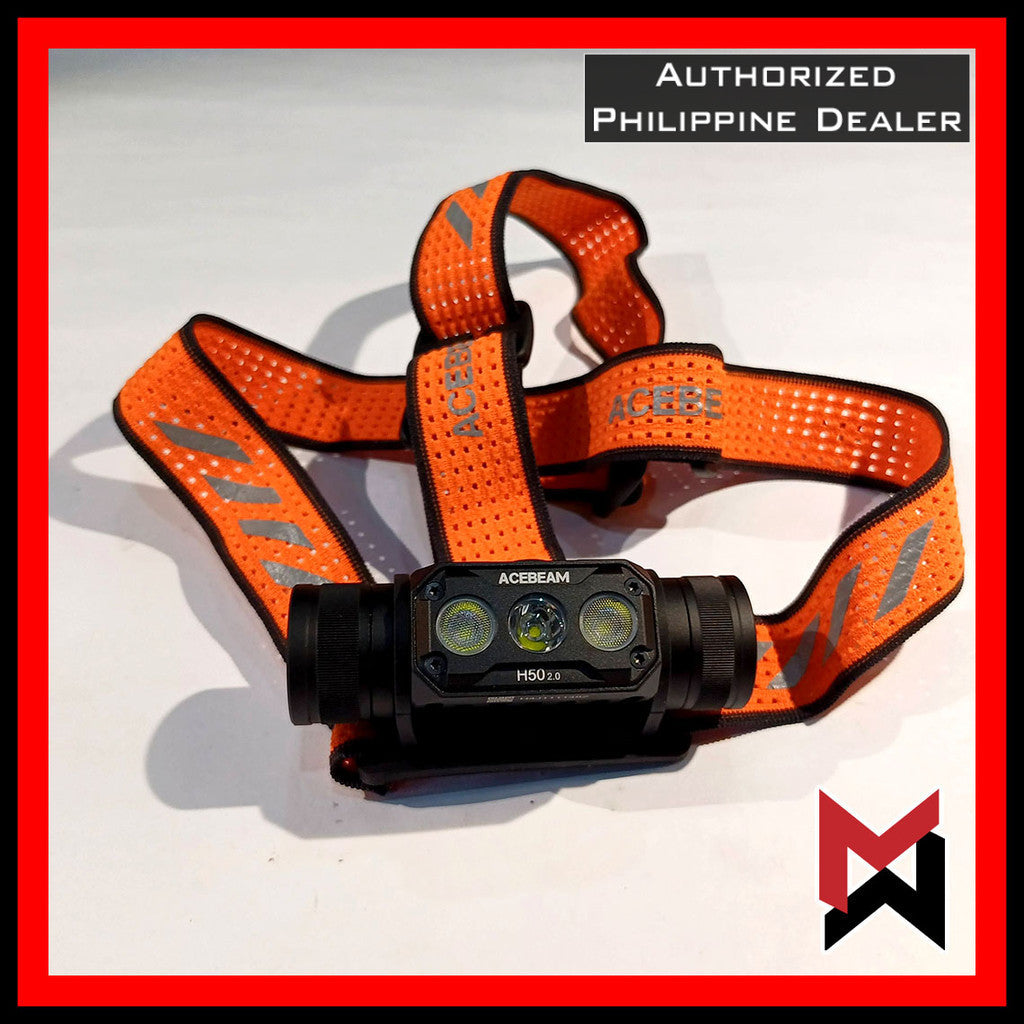 ACEBEAM - H50 2.0 V2 - 2000 Lumens 5000k Rechargeable Headlamp