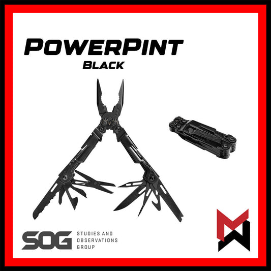 SOG - PowerPint / Power Pint - Black - EDC Multitool