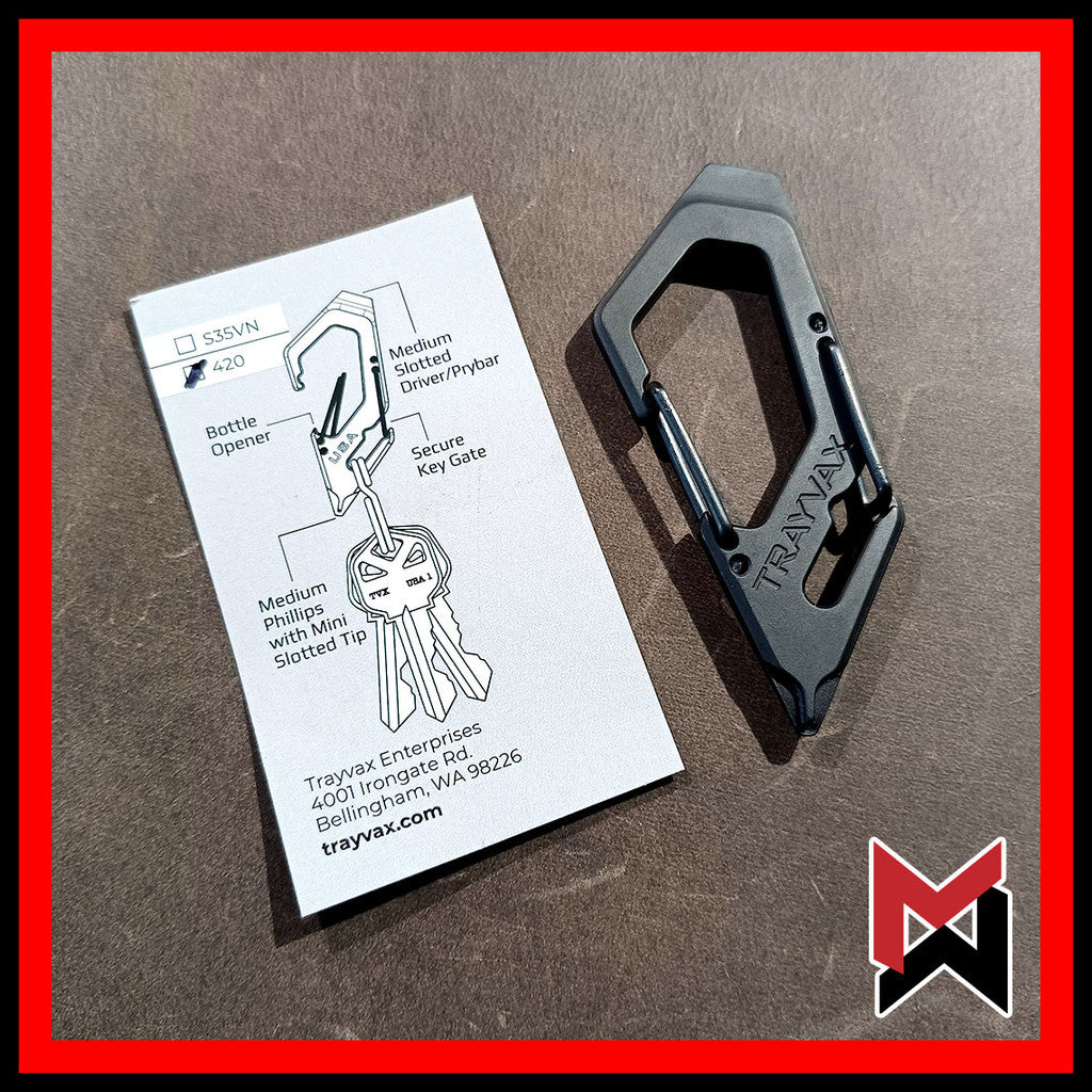 Trayvax - Black Talon Carabiner Multiool