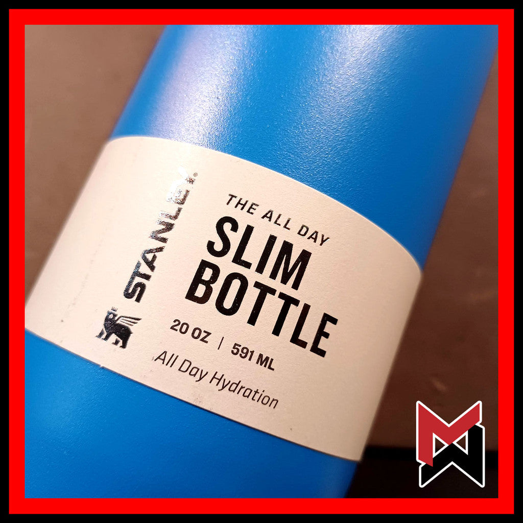 Stanley - All Day Slim Bottle - Azure Blue - 20oz / 581ml - Double Wall Vacuum Insulation