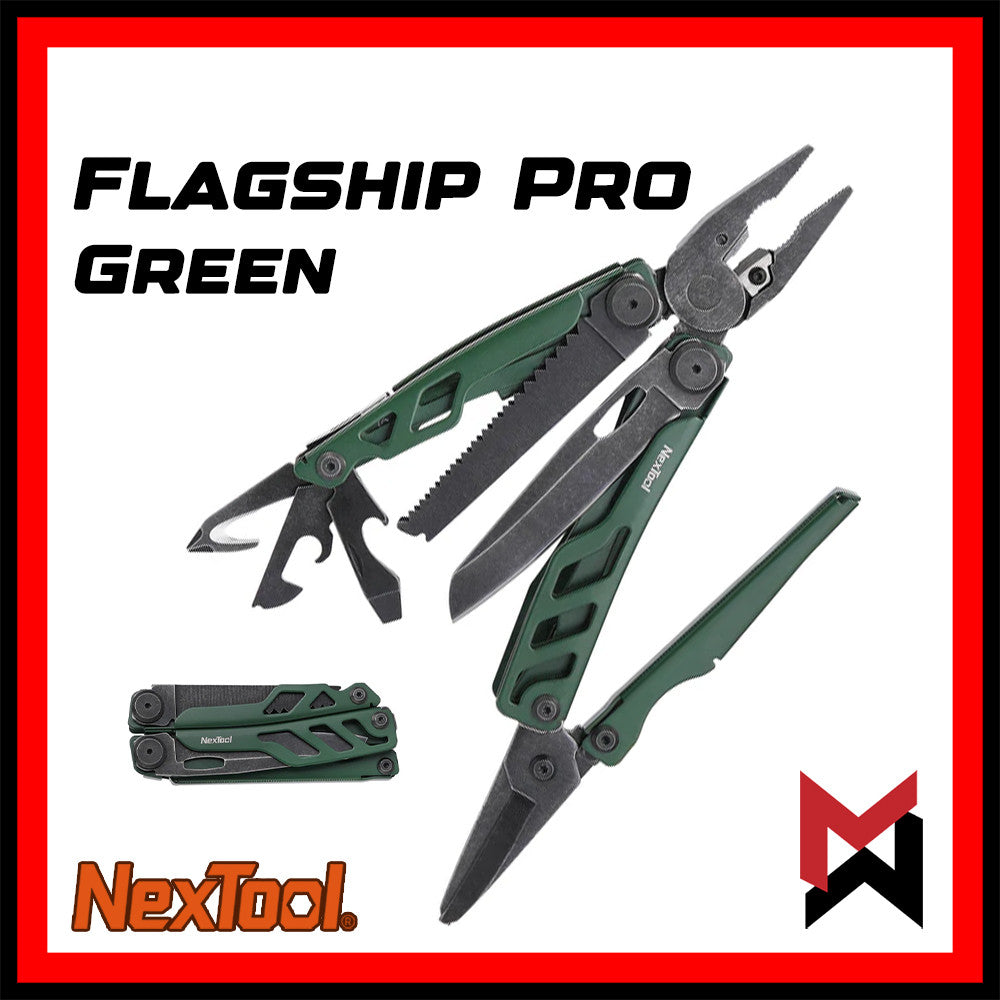 Nextool Flagship Pro - Dark Black / Green