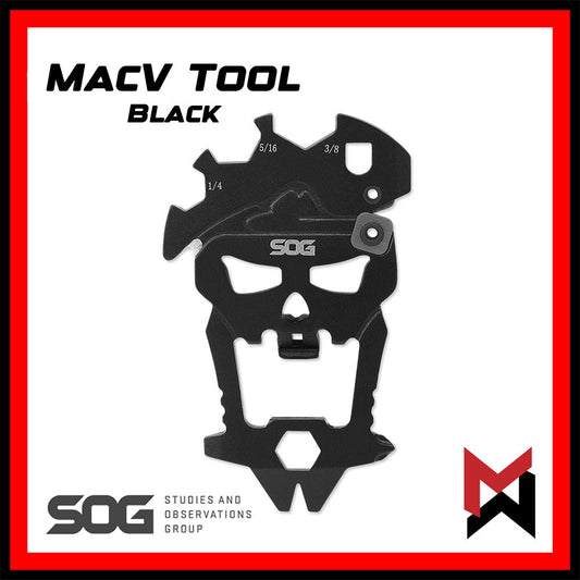 SOG MacV Tool - Black - EDC Multitool