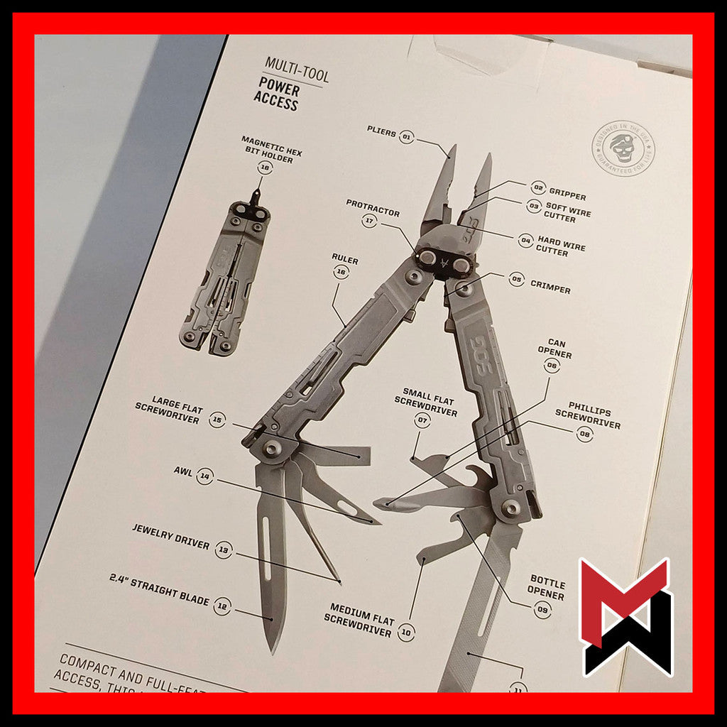 SOG - Power Access - Satin Silver - Multitool