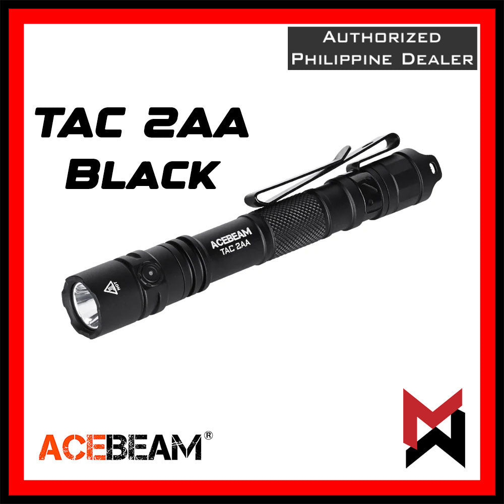 ACEBEAM - TAC 2AA - 1600 Lumens 6500K - Led Flashlight