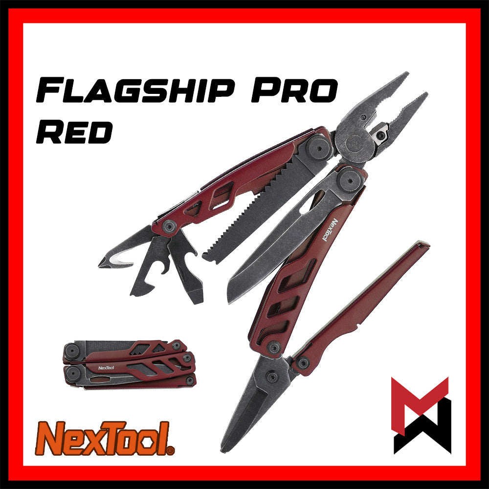 Nextool Flagship Pro - Dark Black / RED