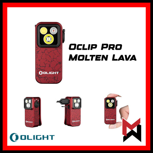 Olight - Oclip Pro - Molten Lava