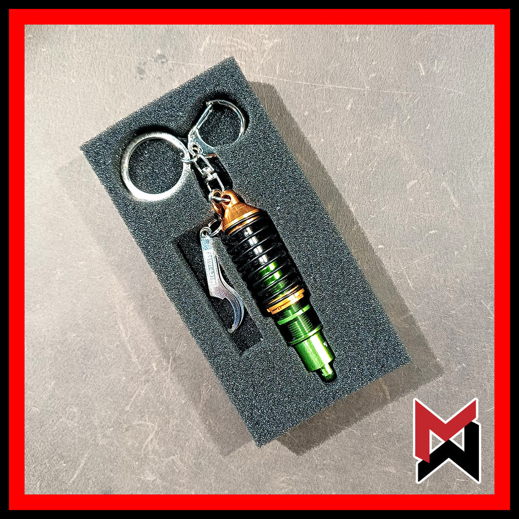 Tein - Damper Keychain with Wrench - Orange/Black