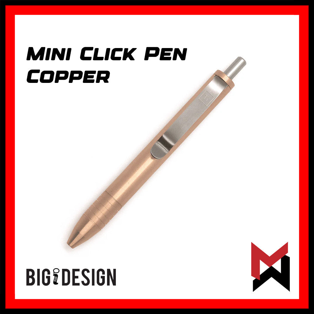 BIGiDESIGN - Mini Click Pen - Copper