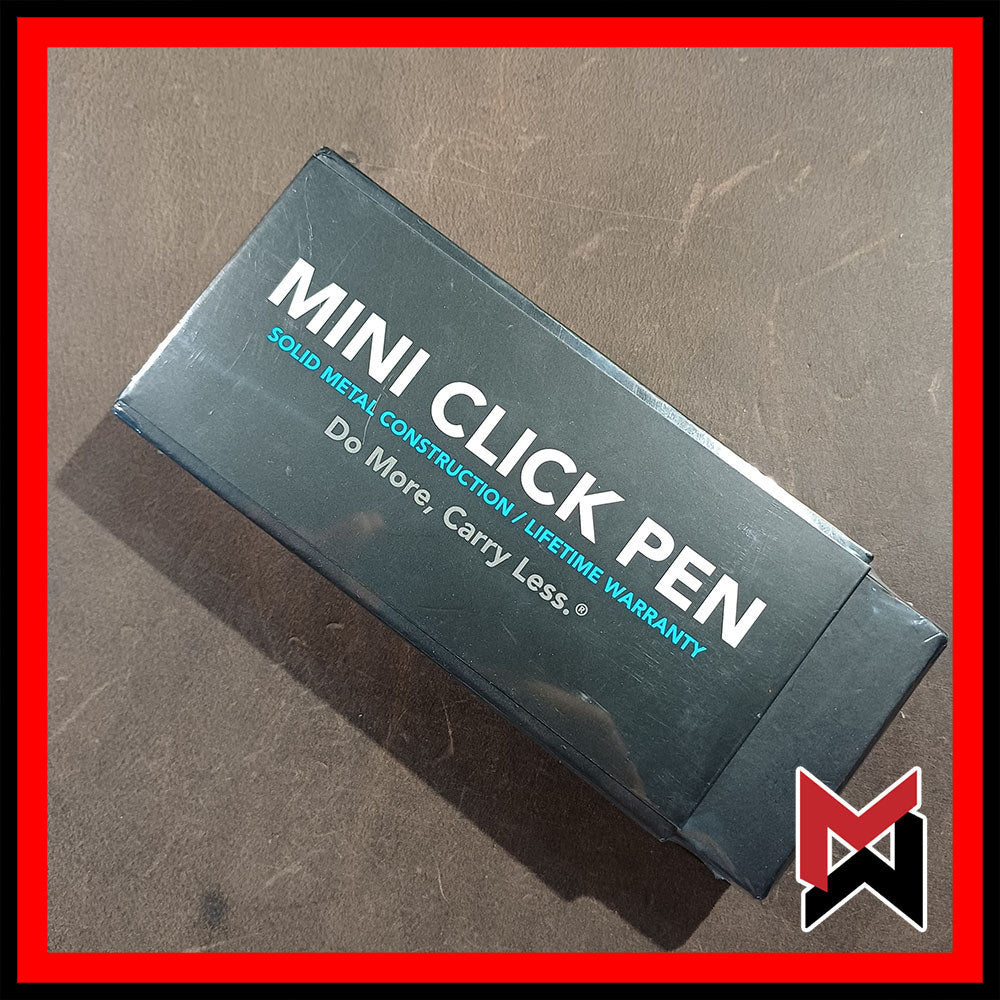 BIGiDESIGN - Ti Mini Click Pen - Titanium DLC Black