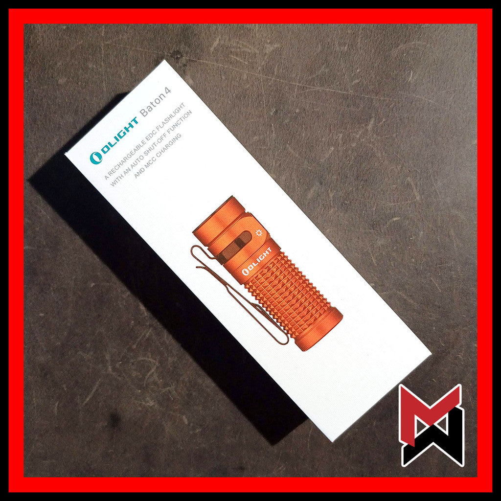 Olight - Baton 4 - Orange - LED Flashlight