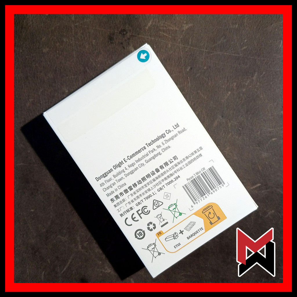 Olight - Perun Mini 3 - Black - LED Headlamp Flashlight - Perun 3 Mini - White / Red Light