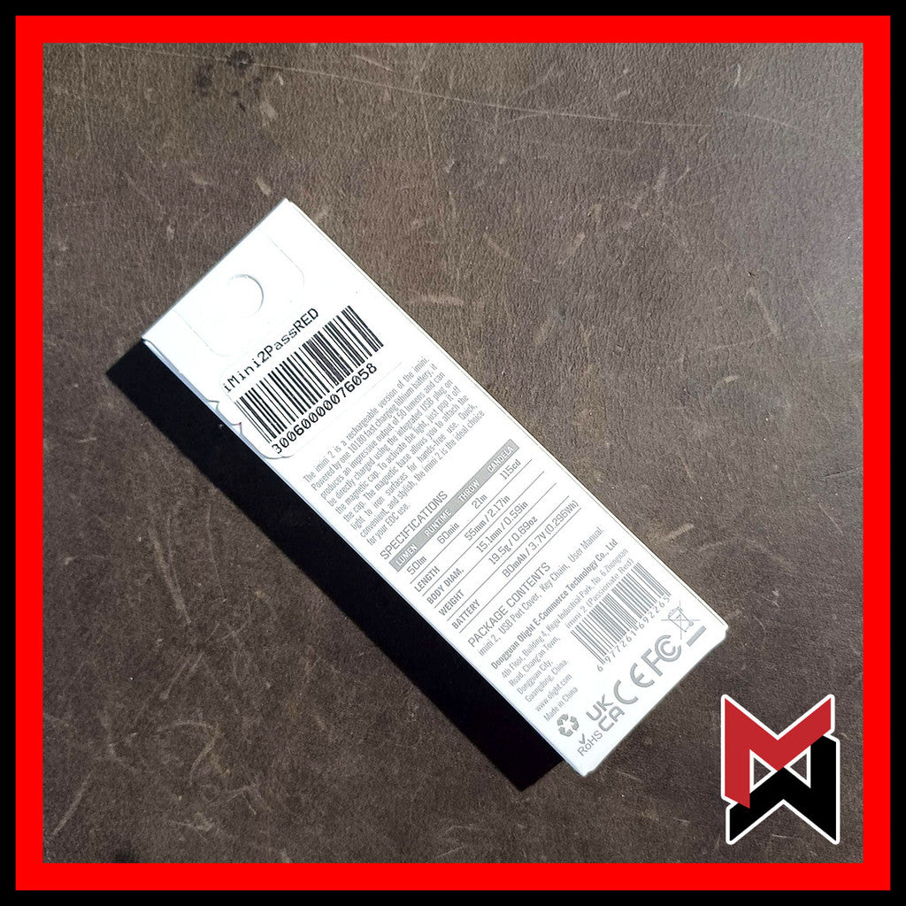 Olight - iMini 2 - Passionate RED - Led Flashlight