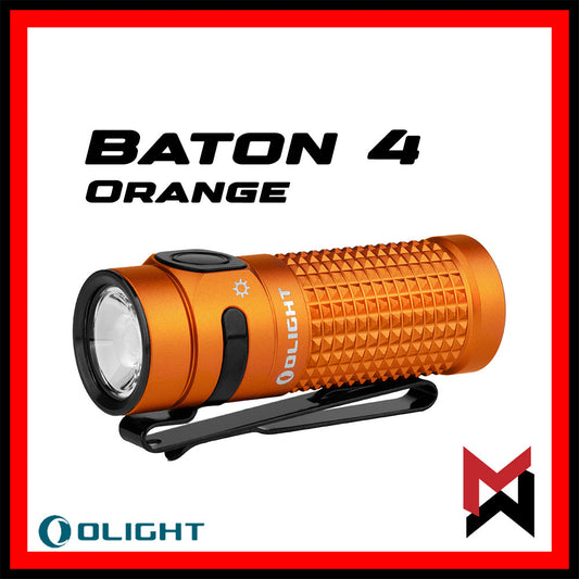 Olight - Baton 4 - Orange - LED Flashlight