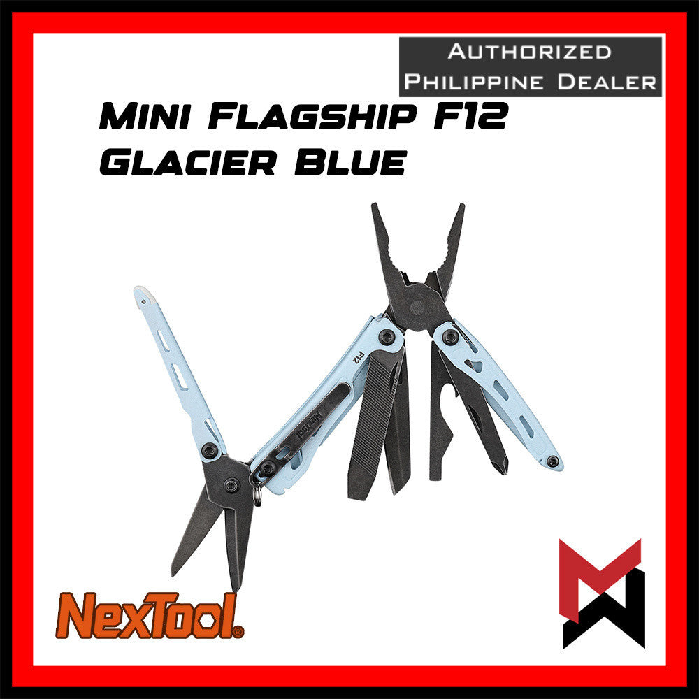 Nextool -  F12 Mini Flagship F12 - Blue - EDC Keychain Multitool