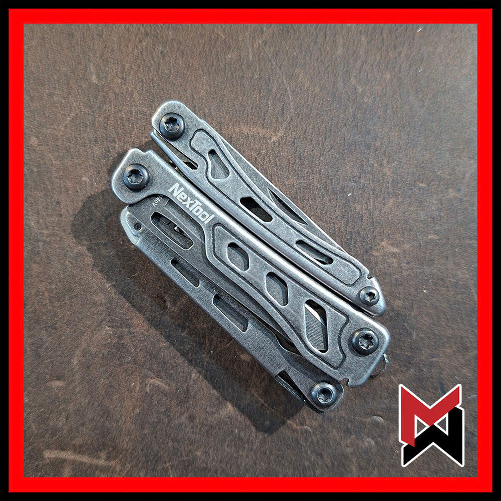 Nextool -  F12 Mini Flagship F12 - Black - EDC Keychain Multitool