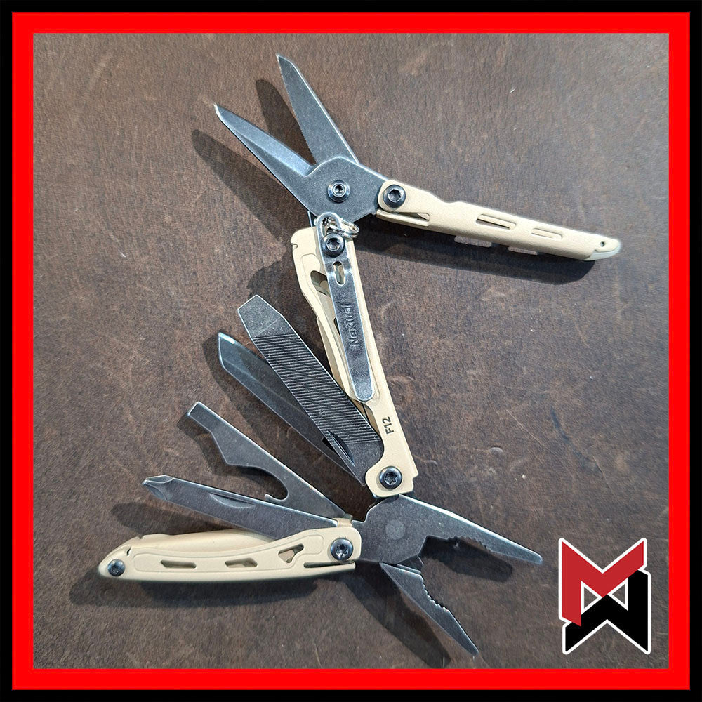 Nextool -  F12 Mini Flagship F12 - Khaki - EDC Keychain Multitool