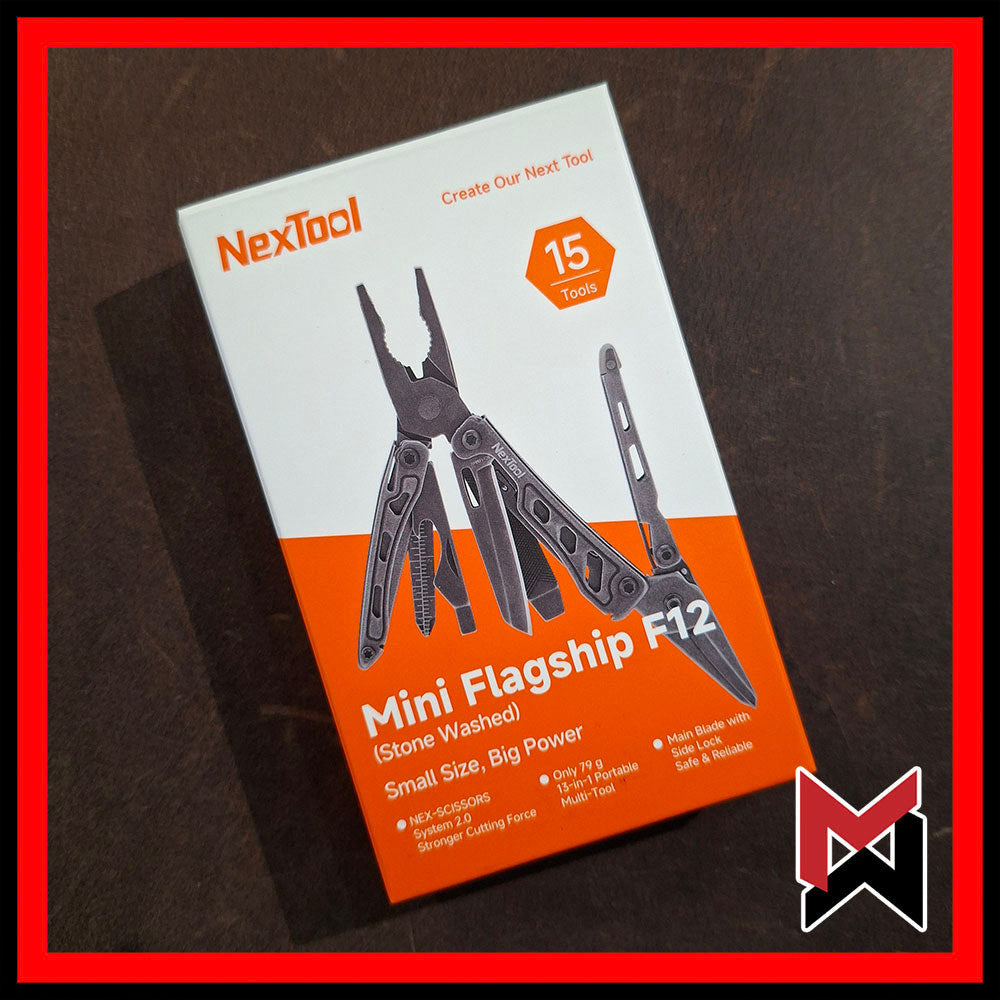 Nextool -  F12 Mini Flagship F12 - Black - EDC Keychain Multitool