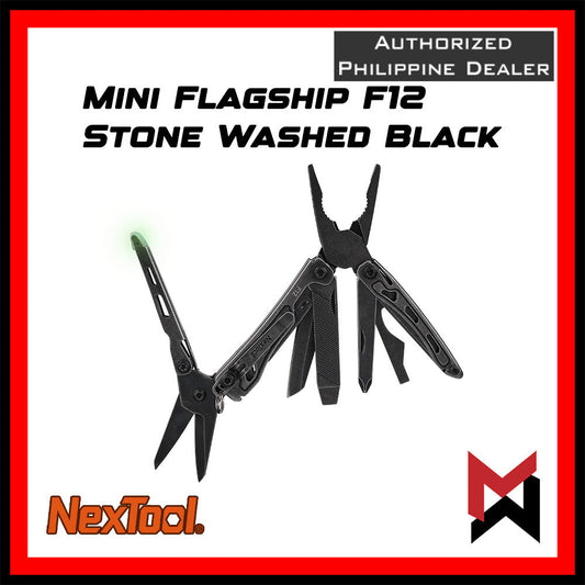 Nextool -  F12 Mini Flagship F12 - Black - EDC Keychain Multitool