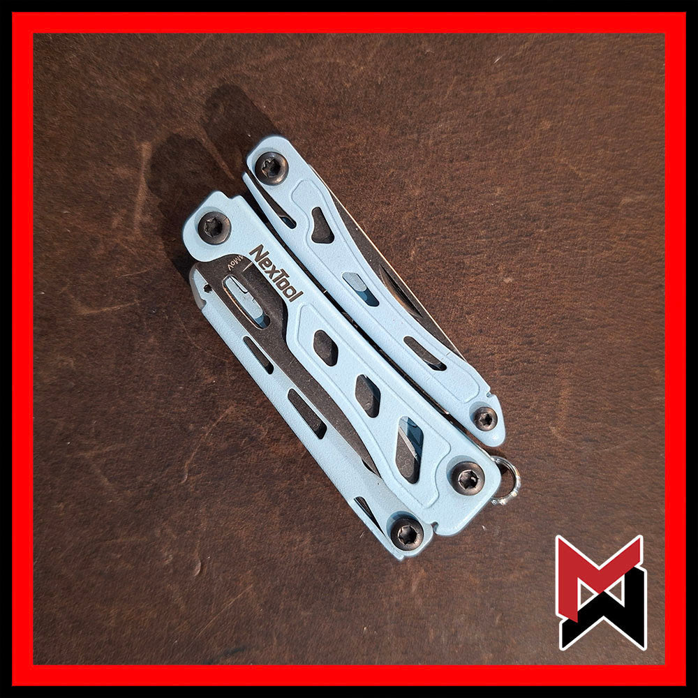 Nextool -  F12 Mini Flagship F12 - Blue - EDC Keychain Multitool