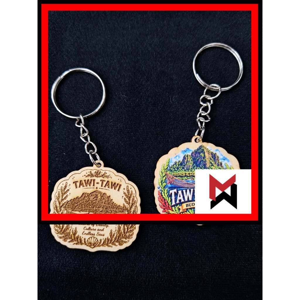 Custom Engraved or UV Printed Keychain Plastic or Wood for Giveaways, Gifts- Key chain, Keychain