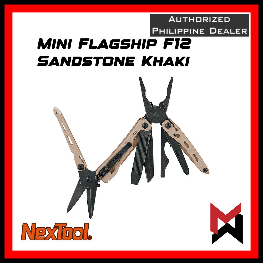 Nextool -  F12 Mini Flagship F12 - Khaki - EDC Keychain Multitool