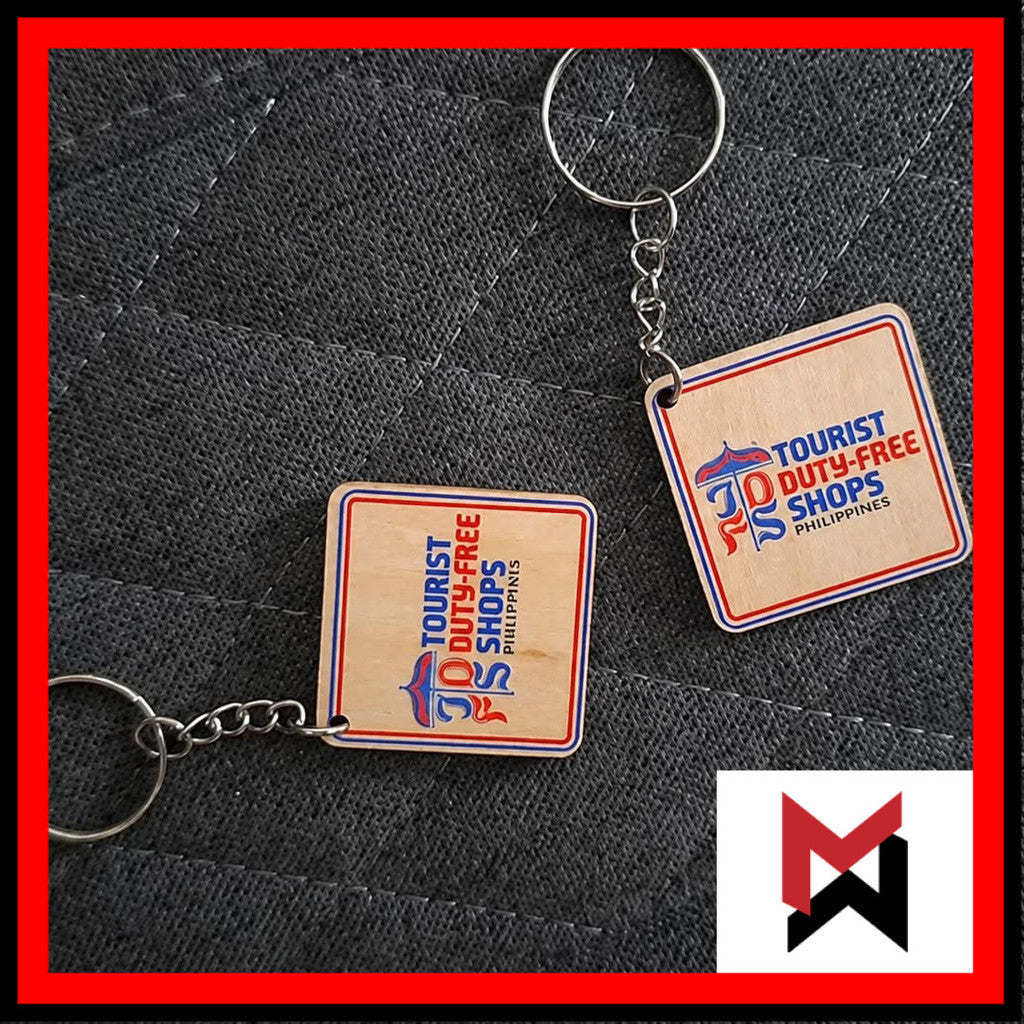 Custom Engraved or UV Printed Keychain Plastic or Wood for Giveaways, Gifts- Key chain, Keychain