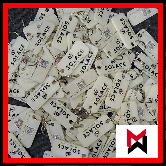 Custom Engraved or UV Printed Keychain Plastic or Wood for Giveaways, Gifts- Key chain, Keychain