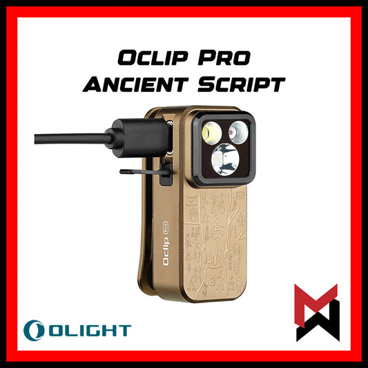 Olight - Oclip Pro - Ancient Script - LED Flashlight