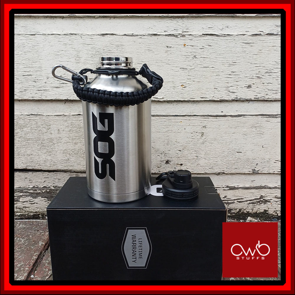 SOG - 1.9L Stainless Steel Vacuum Insulated Camping Jug - 64oz